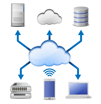 bigstock-Cloud-computing-network-scheme-33729347